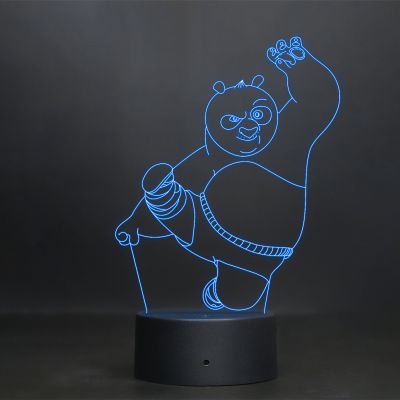 Kung Fu Panda Character Design Night Lamp