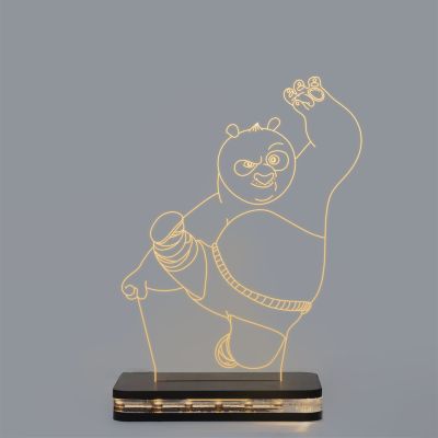 Kung Fu Panda Character Design Night Lamp