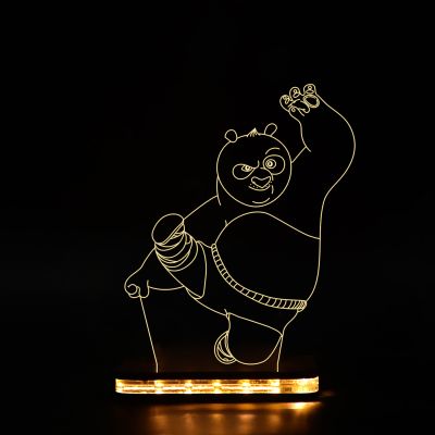 Kung Fu Panda Character Design Night Lamp