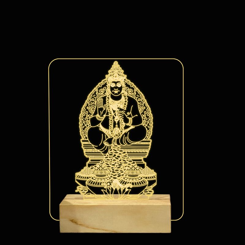 Lord Kuber Ji Design Night Lamp