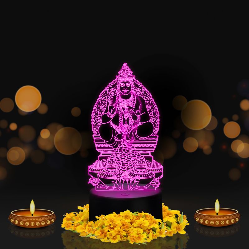 Lord Kuber Ji Design Night Lamp