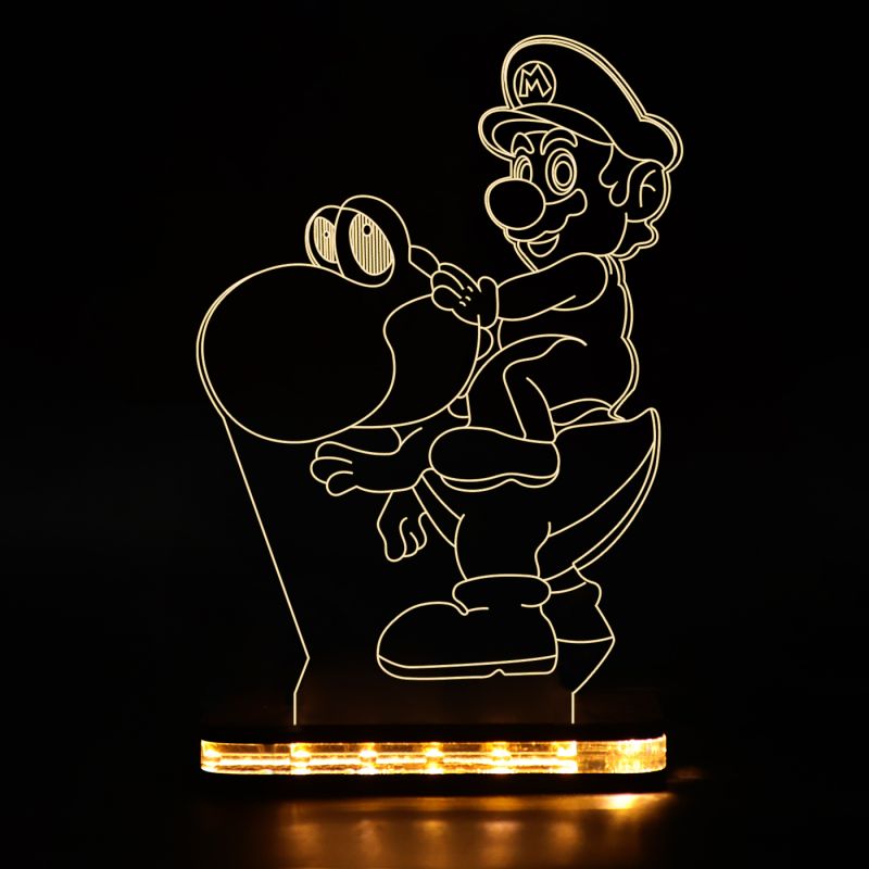 Super Mario Character Design Night Lamp