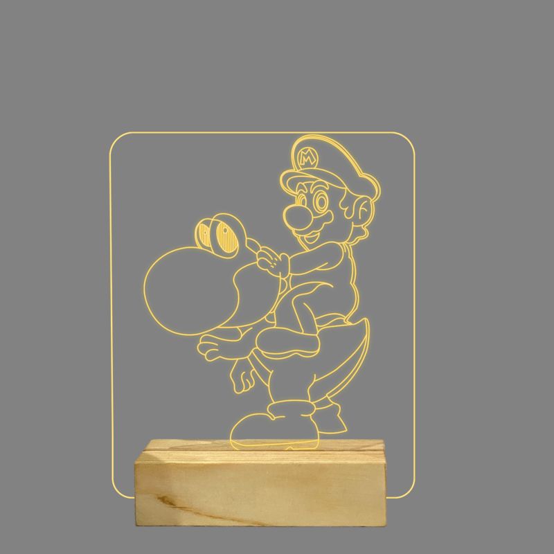 Super Mario Character Design Night Lamp