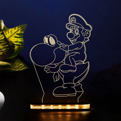 Super Mario Character Design Night Lamp