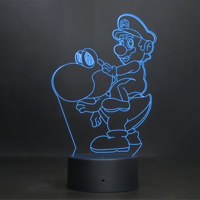 Super Mario Character Design Night Lamp