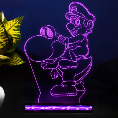 Super Mario Character Design Night Lamp