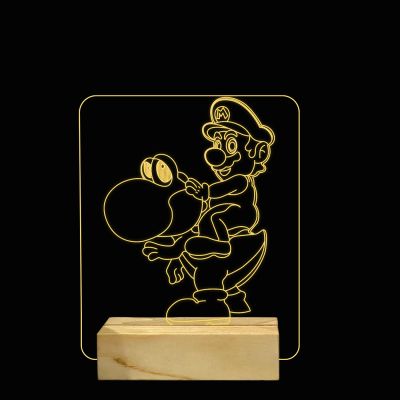 Super Mario Character Design Night Lamp