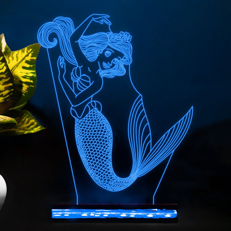 Mermaid Character Design Night Lamp