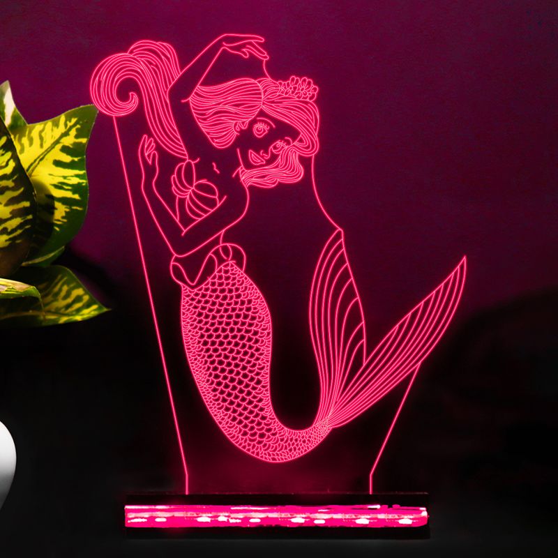 Mermaid Character Design Night Lamp