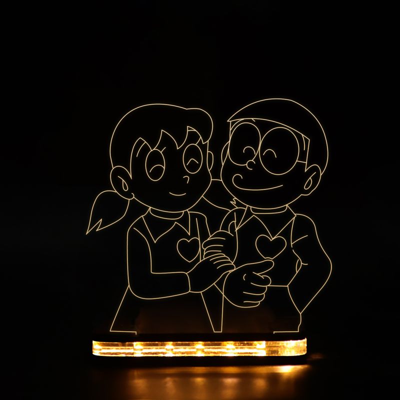 Nobita-Shizuka Character Design Night Lamp