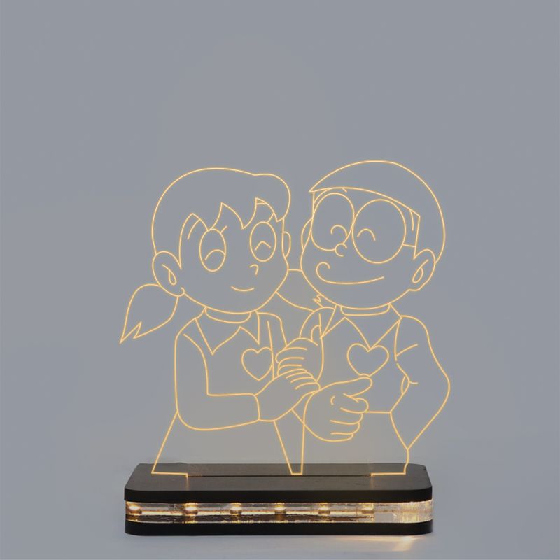 Nobita-Shizuka Character Design Night Lamp