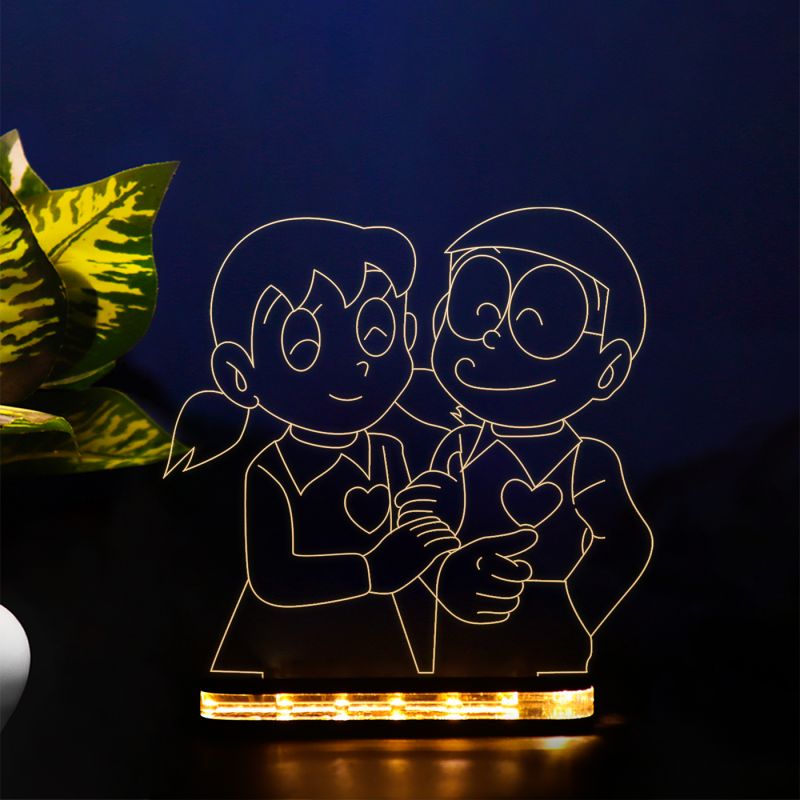 Nobita-Shizuka Character Design Night Lamp