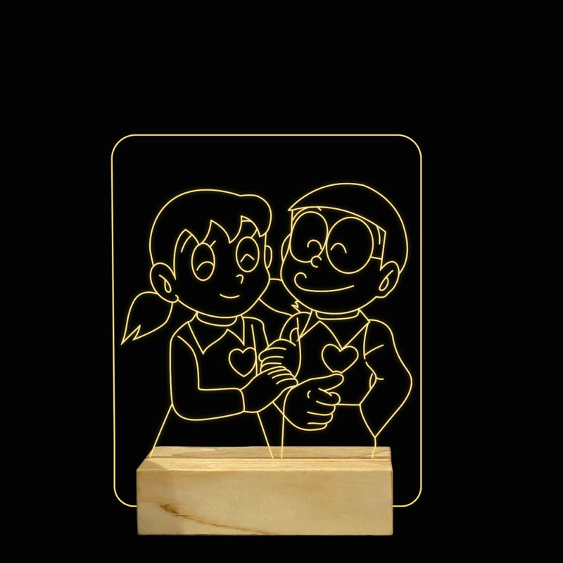 Nobita-Shizuka Character Design Night Lamp