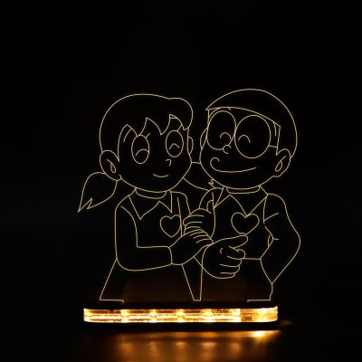 Nobita-Shizuka Character Design Night Lamp