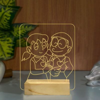 Nobita-Shizuka Character Design Night Lamp