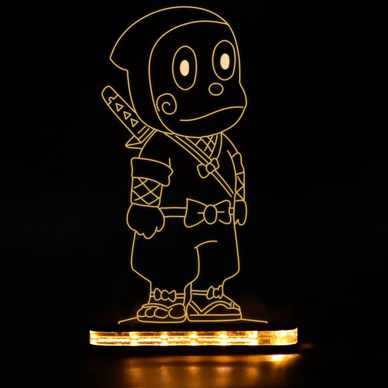 Ninja Hatori Cartoon Character Design Night Lamp