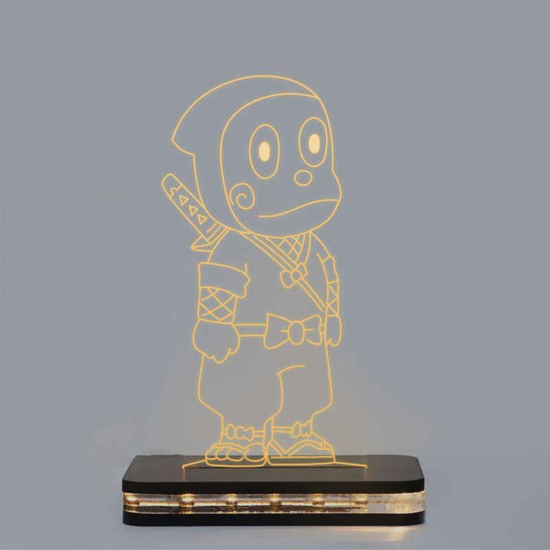 Ninja Hatori Cartoon Character Design Night Lamp