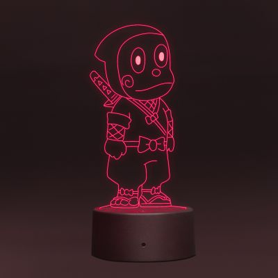 Ninja Hatori Cartoon Character Design Night Lamp