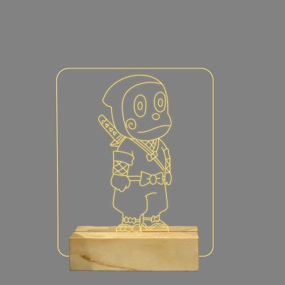 Ninja Hatori Cartoon Character Design Night Lamp