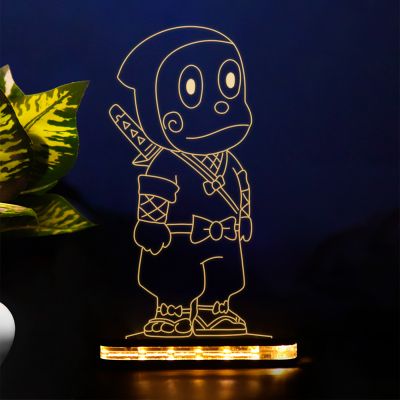 Ninja Hatori Cartoon Character Design Night Lamp