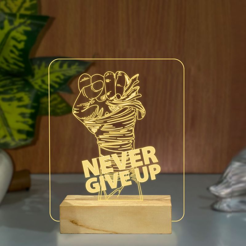 Motivational Quotes Design Night Lamp