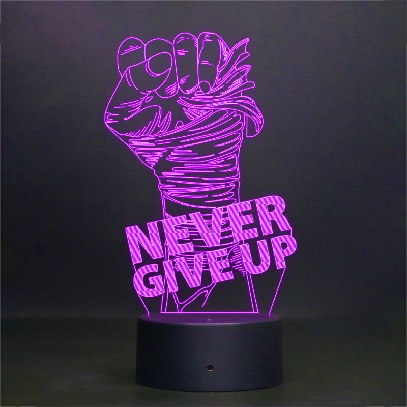 Motivational Quotes Design Night Lamp