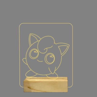 Jigglypuff Pokemon Species Design Night Lamp