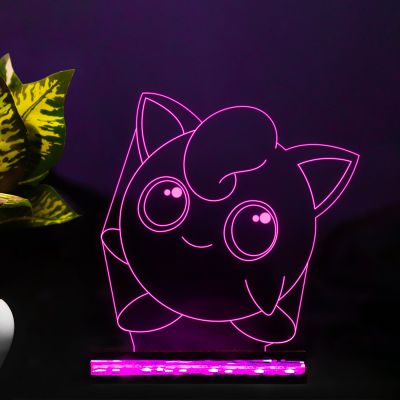 Jigglypuff Pokemon Species Design Night Lamp