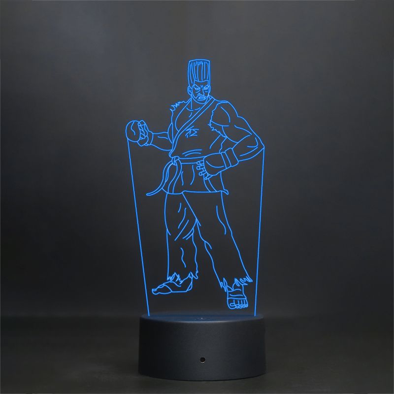 Paul Character From Takken Game Design Night Lamp