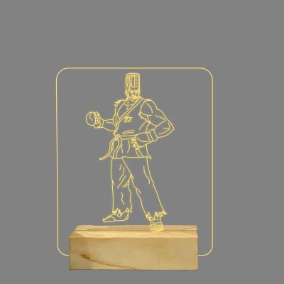 Paul Character From Takken Game Design Night Lamp