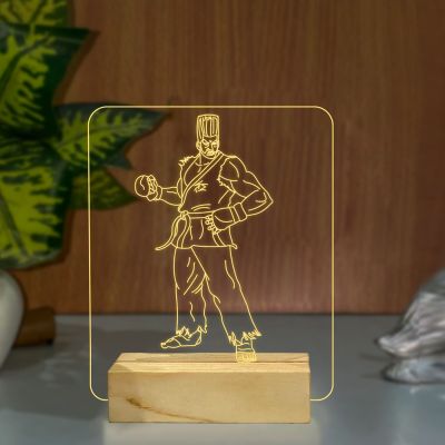 Paul Character From Takken Game Design Night Lamp