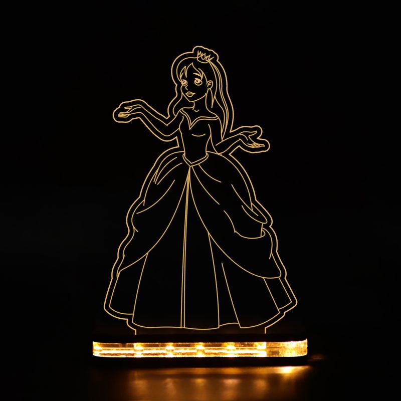 Princess Character Design Night Lamp