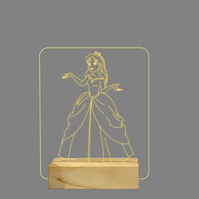 Princess Character Design Night Lamp