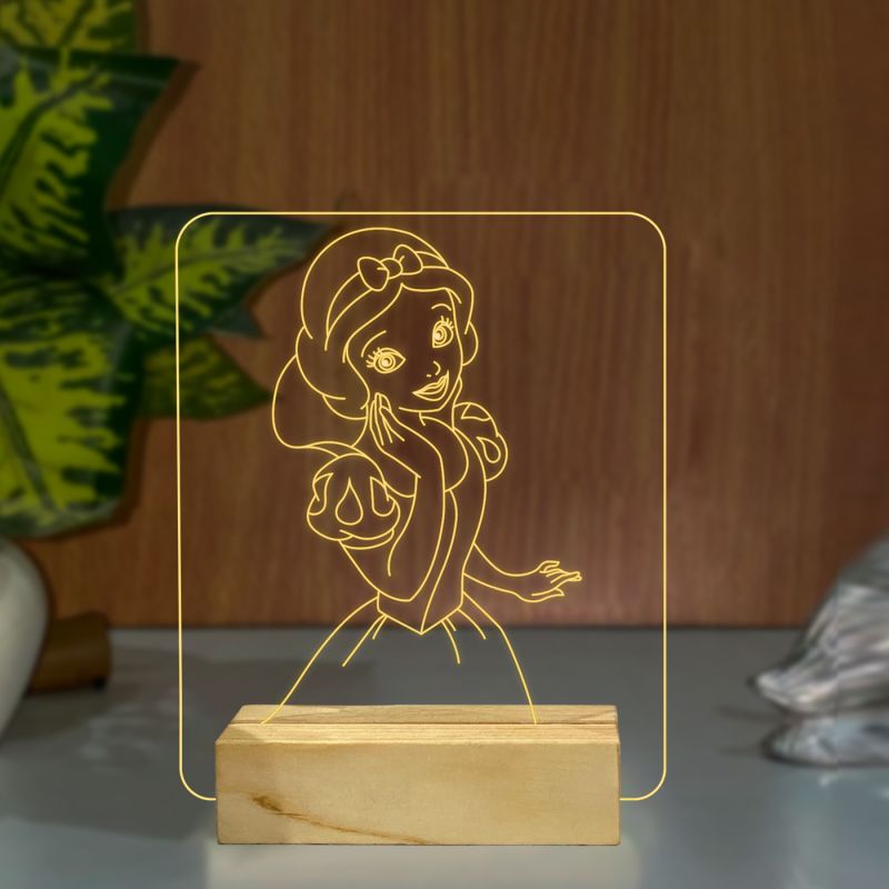 Snow White Character Design Night Lamp