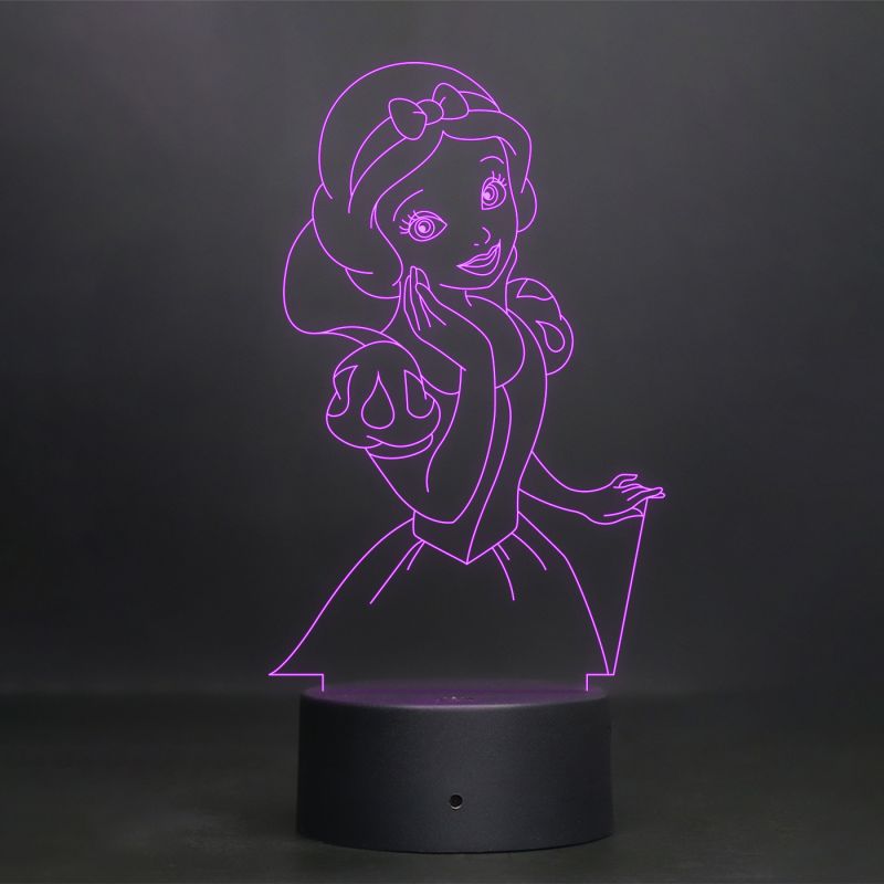 Snow White Character Design Night Lamp