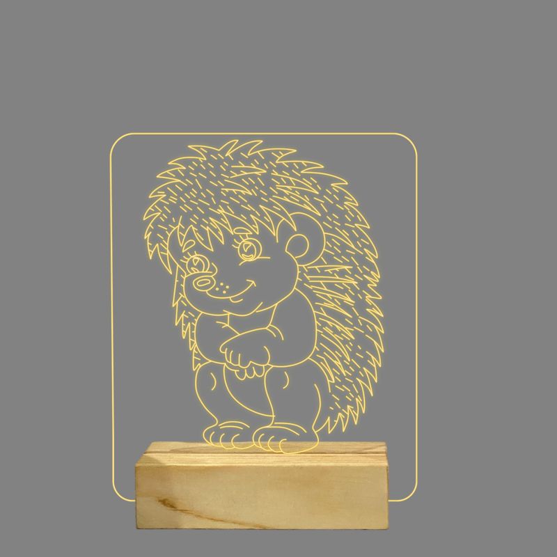 Porcupine Baby Design Night Lamp