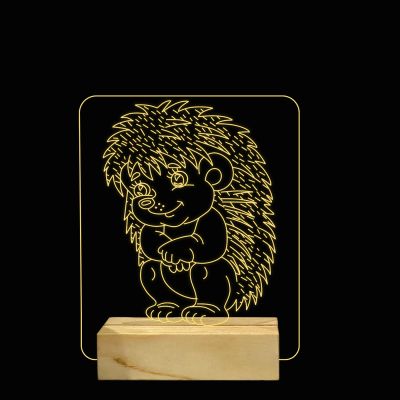 Porcupine Baby Design Night Lamp