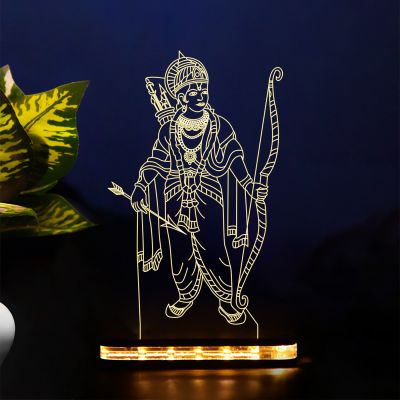 Lord Ram Ji Design Night Lamp