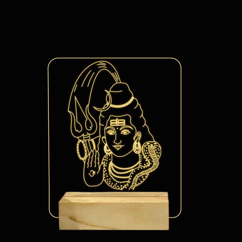 Lord Shiv Ji Design Night Lamp