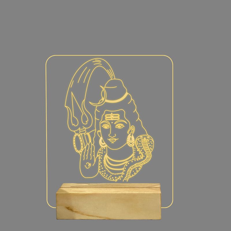 Lord Shiv Ji Design Night Lamp