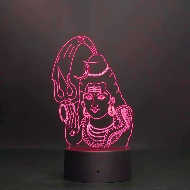 Lord Shiv Ji Design Night Lamp