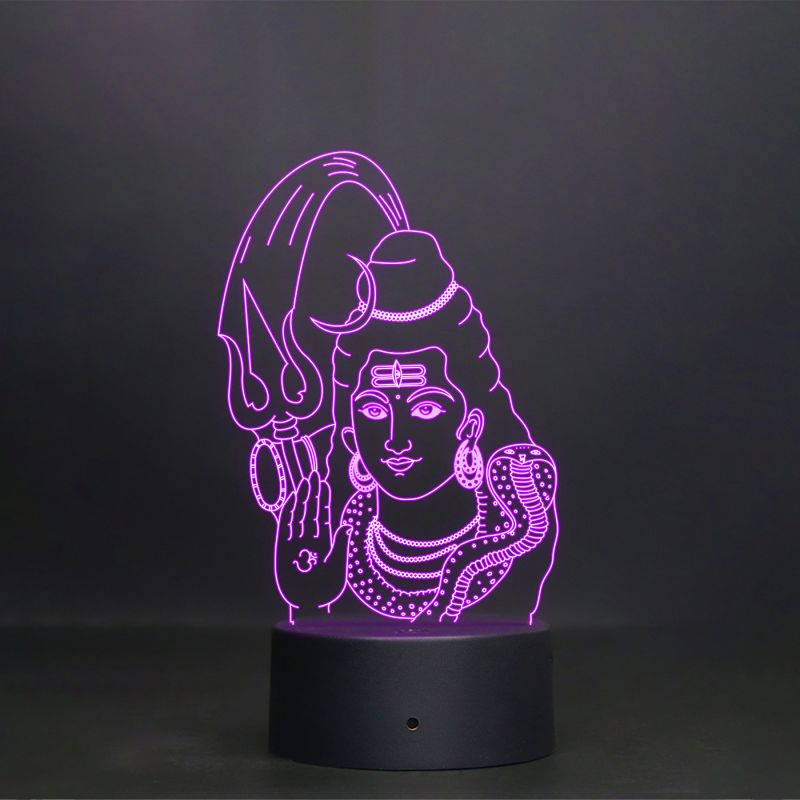 Lord Shiv Ji Design Night Lamp