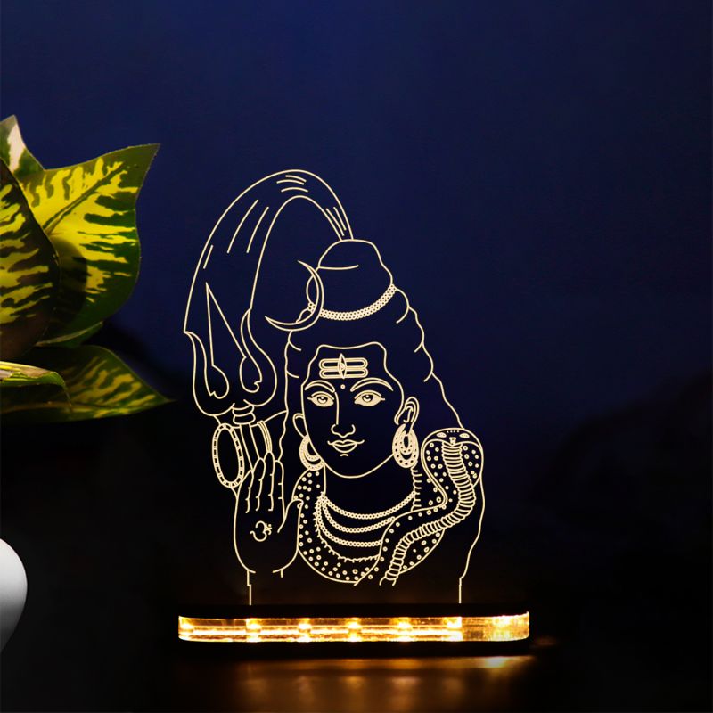 Lord Shiv Ji Design Night Lamp