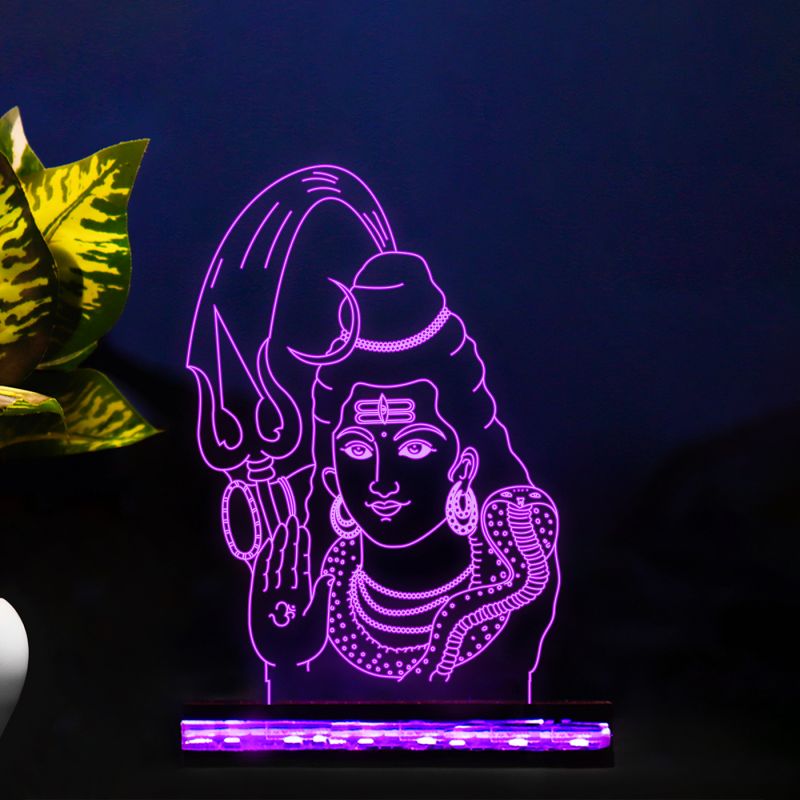 Lord Shiv Ji Design Night Lamp