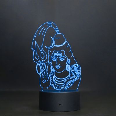 Lord Shiv Ji Design Night Lamp