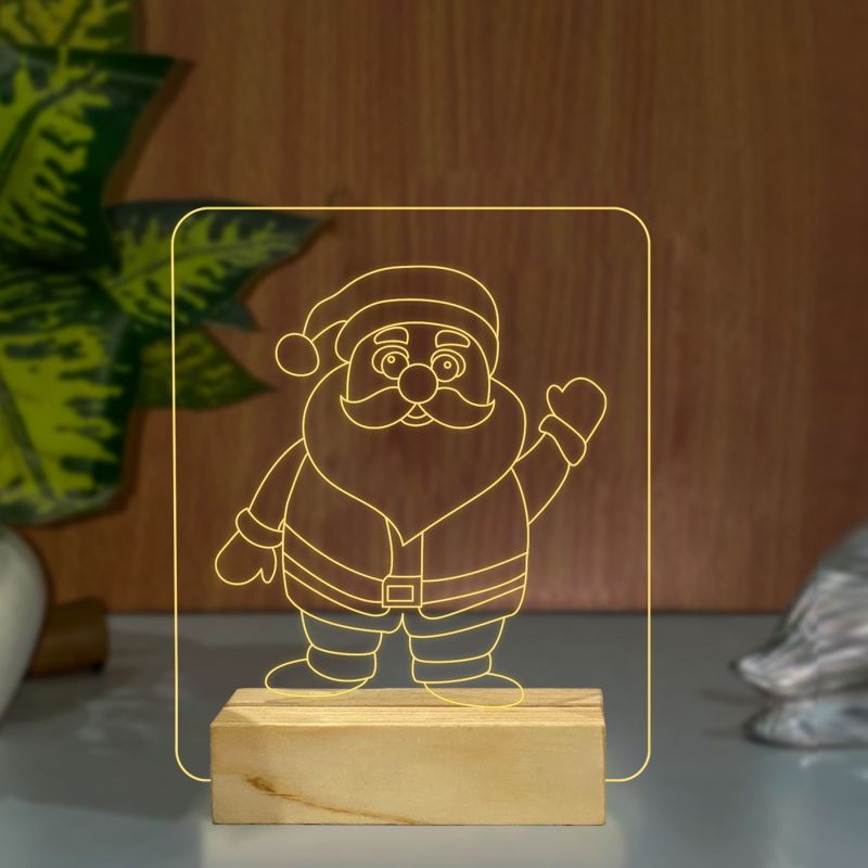 Santa-Claus Design Character Night Lamp