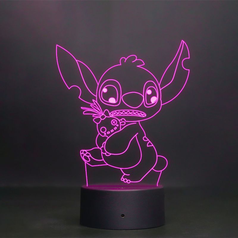 Stitch Character From Lilo & Stitch Show Night Lamp