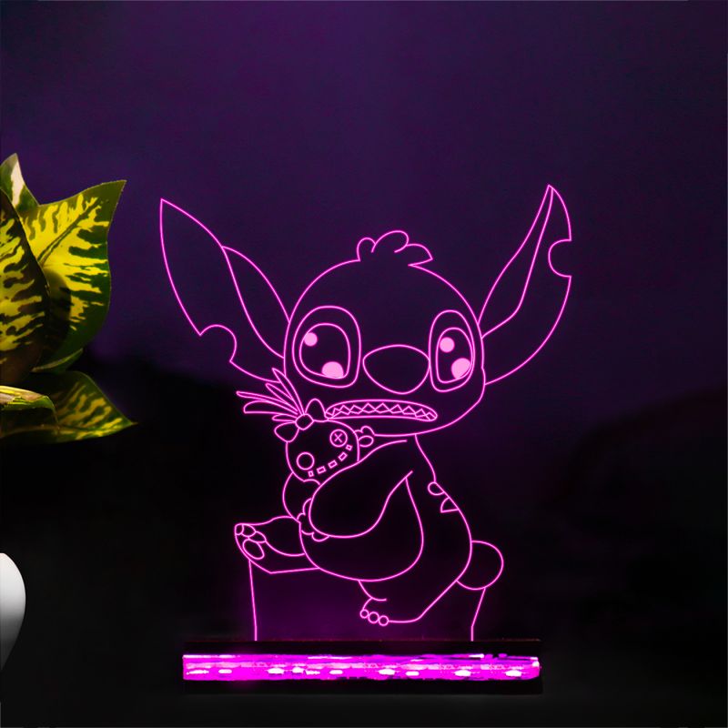 Stitch Character From Lilo & Stitch Show Night Lamp