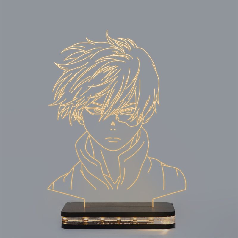 Shoto Todoroki Anime Character Design Night Lamp