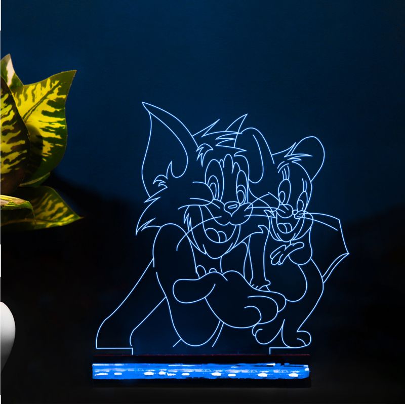 Tom & Jerry Cartoon Character Design Night Lamp